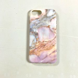 Pink, Gray, and White Marble iPhone 6/7/8/SE Case